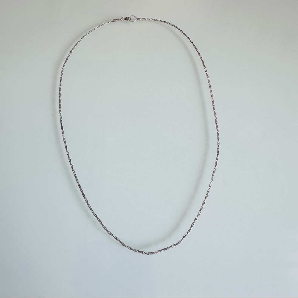 Sterling Silver Rope Chain Necklace